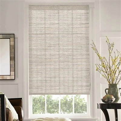 White Woven Roller Shade